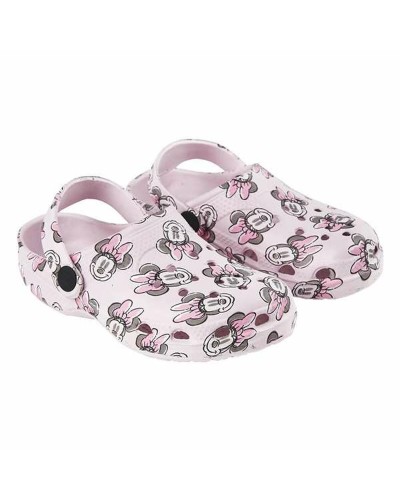 Zuecos Minnie Mouse Rosa - Zapatos Niña Cómodos y Ligeros
