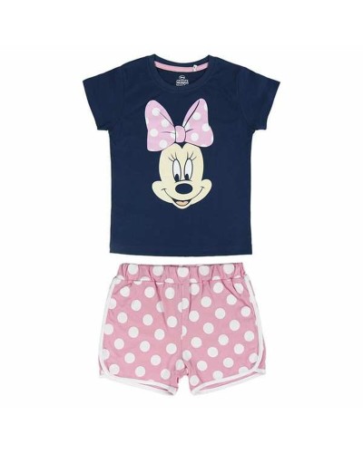 Pyjama Kinderen Minnie Mouse Donkerblauw