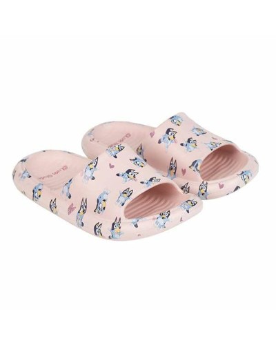 Bluey Pink Girls Slippers - Comfortable and Non-Slip for Pool/Beach
