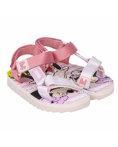 Sandalias Minnie Mouse Niña Rosa - Cómodas & Ligeras Verano

