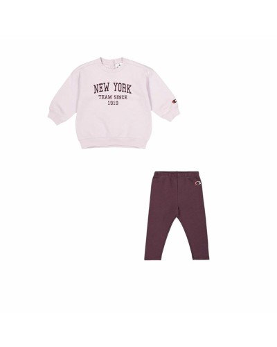 Champion Completo Neonata 2 Pz: Tuta Sportiva Rosa Multicolore
