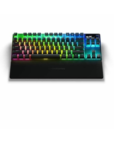 Bluetooth näppäimistö SteelSeries 64869 Musta Ranska AZERTY