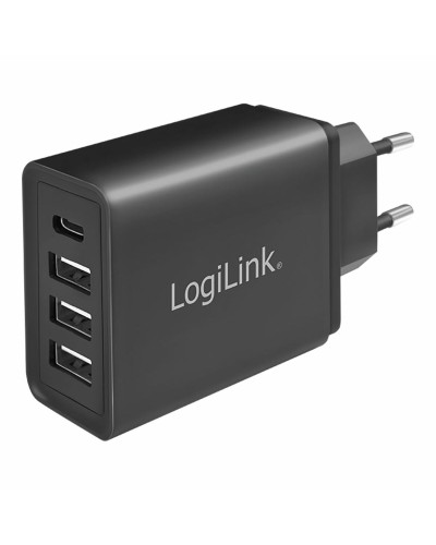 LogiLink Chargeur USB Mural - Charge Rapide Smartphone & Tablet
