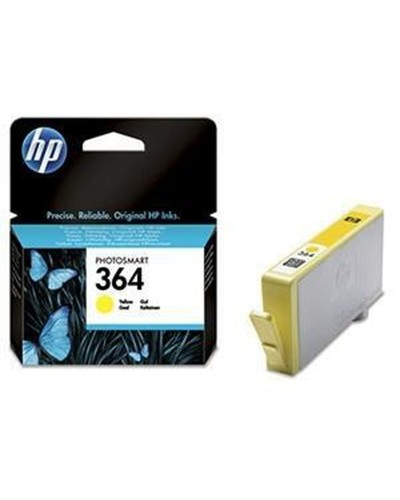 HP 364 Yellow Original - Standard Ink Cartridge for HP Printers
