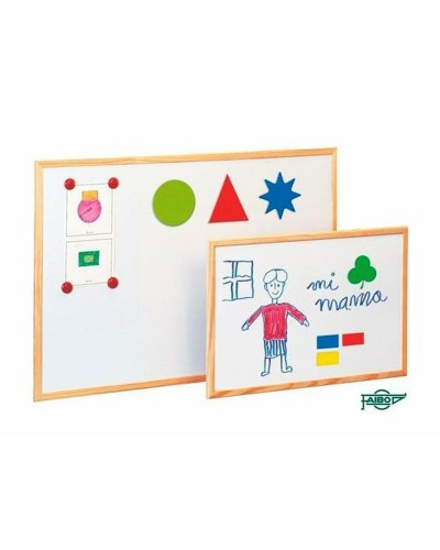 Pizarra Blanca Magnética Faibo 60x90cm - Perfecta para Oficina/Casa
