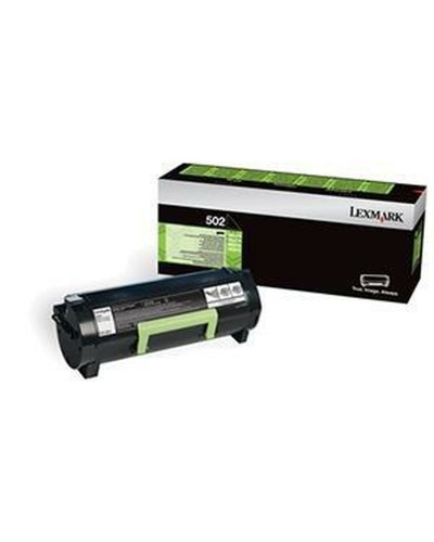 Toner Lexmark 502 Svart