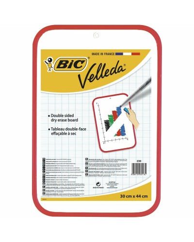 Pizarra Blanca Bic 30x44cm Borrable en Seco para Oficina/Casa
