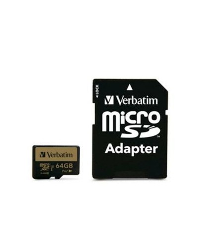 Verbatim Pro+ 64GB Micro SD Card con Adattatore - Alta Velocità UHS-II
