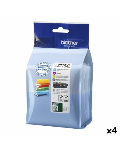 Alkunperäinen mustepatruuna Brother LC3219XL Musta/Cyanin sininen/Magentan punainen/Keltainen