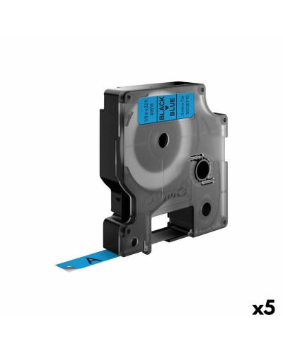 Laminoitu teippi tarrakoneelle Dymo D1 40916 9 mm LabelManager™ Musta Sininen (5 osaa)