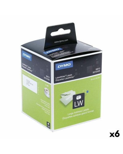 Tulostintarrat Dymo 99012 LabelWriter™ 36 x 89 mm Valkoinen Musta