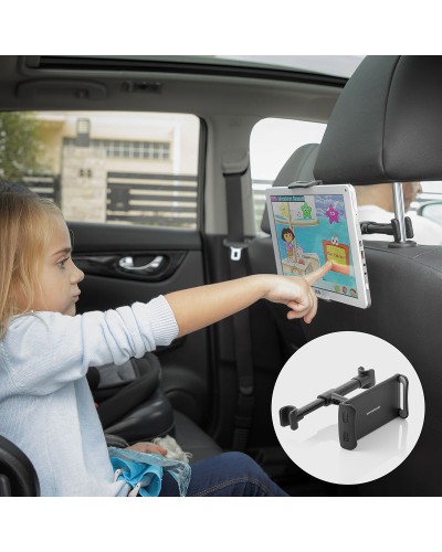 InnovaGoods Supporto Auto Tablet - Poggiatesta Regolabile Universale
