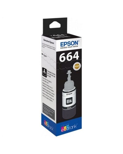 Cartucho de Tinta Compatible Epson T664 Negro - Alto Rendimiento de Impresión
