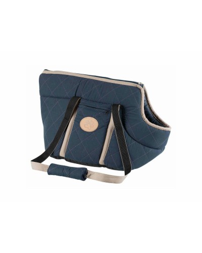 Trixie Viktoria Bolsa de Transporte para Mascotas Azul Oscuro - 26x29x50cm - Microfibra

