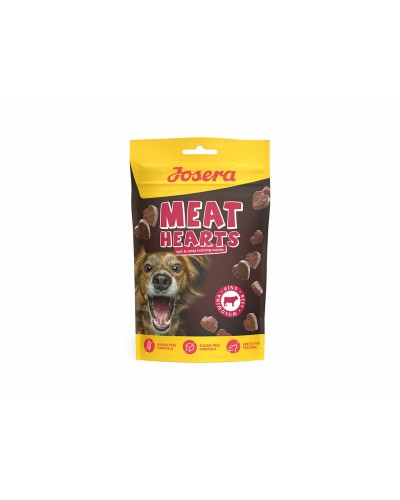 Josera Meat Hearts: Snacks para Perros con Ternera - 70g - Recompensa Natural
