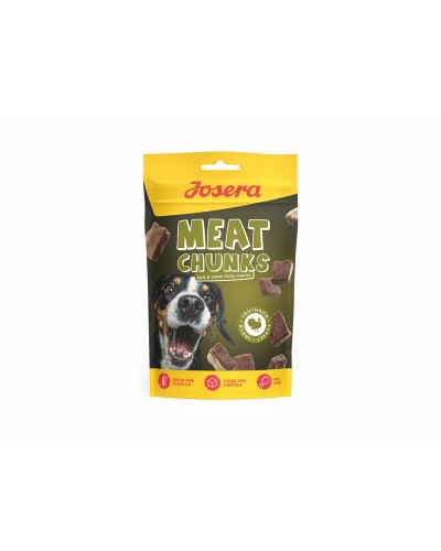 Snack voor honden Josera Meat Chunks 70 g Pauw