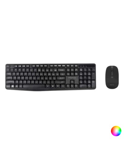 Approx! Kit Teclado y Ratón Inalámbrico Blanco - Distribución Italiana Silencioso
