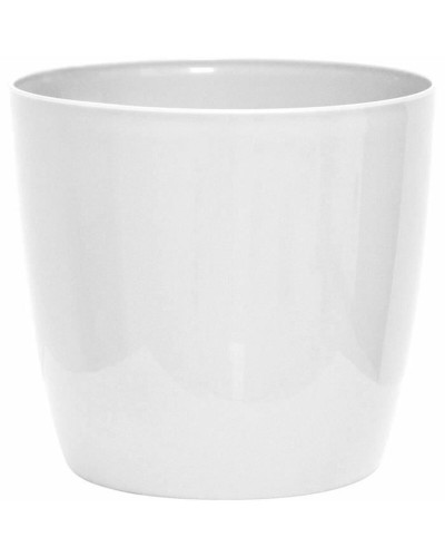Maceta Garden ID Blanco Luminoso 30x27 cm - Diseño Moderno para Interiores/Exteriores
