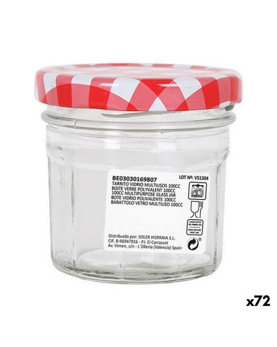 Mediterranean Glass Jar 6.5cm - Set of 72 - Favors, Preserves, Spices
