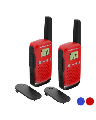 Motorola T42 Talkies-Walkies Paire, LCD 1.3", Portée 4km - Communications

