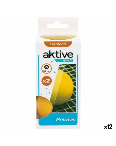 Aktive Palla Frontenis Ø 55mm - Set of 12 Balls, Durable & High-Performing
