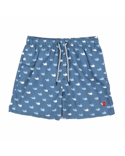 Go & Win Maillot de Bain Garçon Bleu - Séchage Rapide, Sport & Plage
