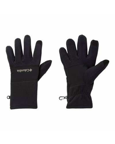Columbia Fast Trek II Gloves Black - Thermal Fleece Breathable - Trekking
