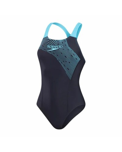 Speedo Medley: Traje de Baño Mujer Azul - Rendimiento y Comodidad en la Piscina
