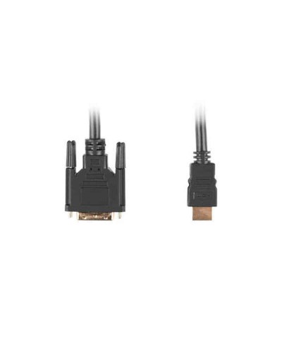 Lanberg HDMI to DVI Cable Black - Male/Male - High Quality
