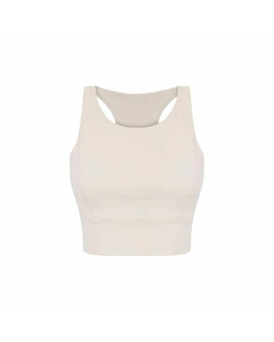 Diardi Women's Sports Top Black Limba - Cream, Breathable, Fitness
