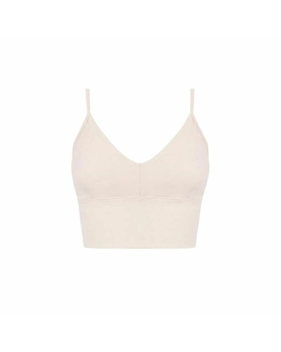 Black Limba Furina - Top Deportivo Mujer Crema - Comodidad & Rendimiento
