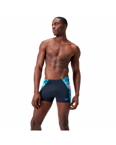 Speedo Eco End+ Max Splice Traje de Baño Hombre Azul - Traje de Baño de Rendimiento
