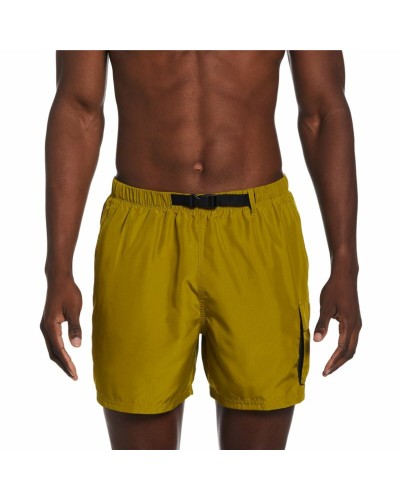 Nike Men's Volleyball Shorts Yellow 5" - Quick-Drying Sport Pool

