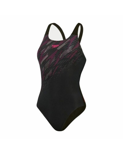 Speedo Hyperboom Placement Schwarz - Performance Badeanzug für Damen
