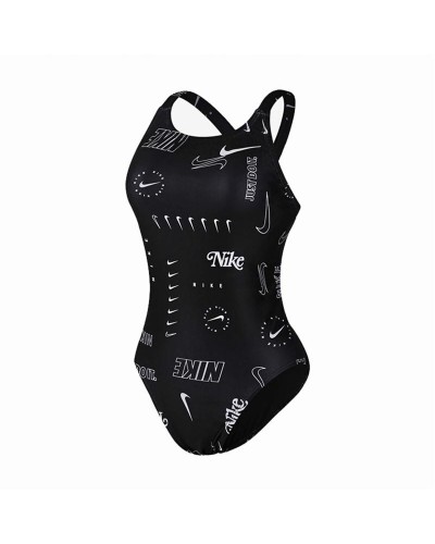 Baddräkt Dam Nike Fastback  Svart