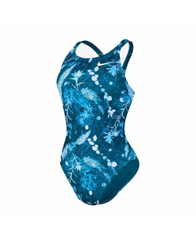 Nike Costume Donna Fastback Azzurro - Swimsuit Allenamento Performance
