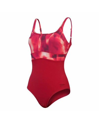Naisten uimapuku Speedo Shaping Contour Punainen