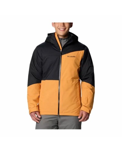 Columbia Iceberg Point II Chaqueta Deportiva Hombre Negro - Cortavientos Impermeable

