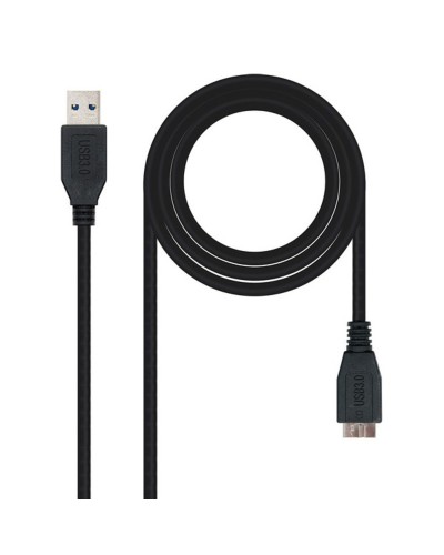 Kabel USB 3.0 naar Micro USB B NANOCABLE 10.01.110-BK