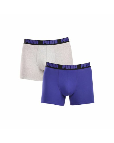 Puma Boxer für Herren Blau - Baumwolle mit Stretch - Alltagskomfort
