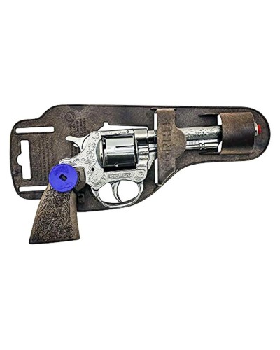 Gonher Spielzeug Pistole für Knallplättchen 12 Schuss - Modell 3080/0
