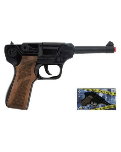 Gonher Toy Police Metal 8-Shot Realistic Pistol
