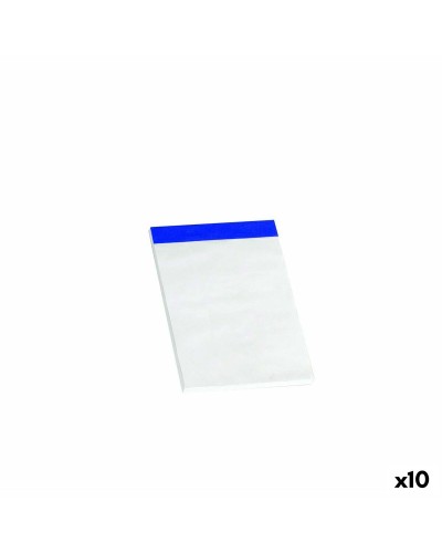 ENRI Bloc-notes A6 Blanc - 80 Pages - Lot de 10 - Notes & École
