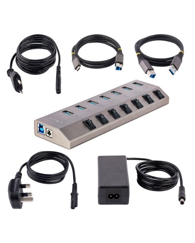 StarTech Hub USB 3.0 à 4 Ports - 5 Gbps - Compact - Alimenté par USB
