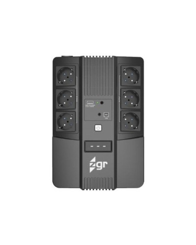 Zigor Interaktive USV 600 VA - Stromversorgungsschutz für PC, Server - 310350
