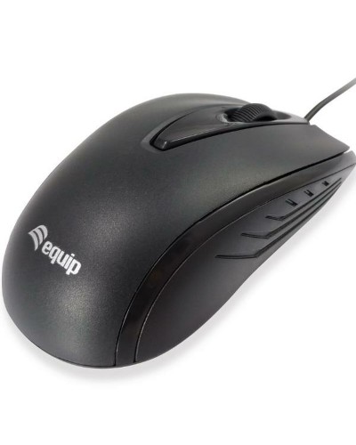 Ergonomic USB Optical Mouse - Black - Ideal for Office/Home

