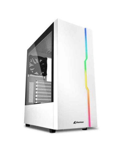 Sharkoon RGB Slider ATX PC Case - Tempered Glass Side Panel - Gaming
