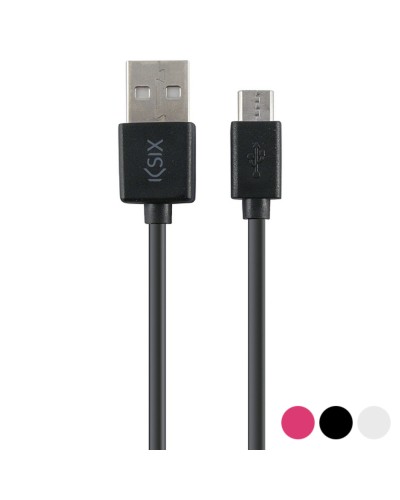 USB-kabel till mikro-USB KSIX 1 m