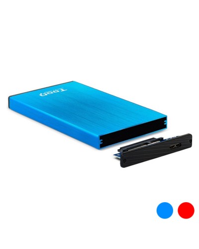 TooQ Box Festplattengehäuse 2.5" USB 3.0 - Externes HDD/SSD Gehäuse
