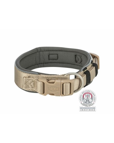 Collier pour Chien Trixie Premium Graphite Sable S/M 33-42cm - Résistant
